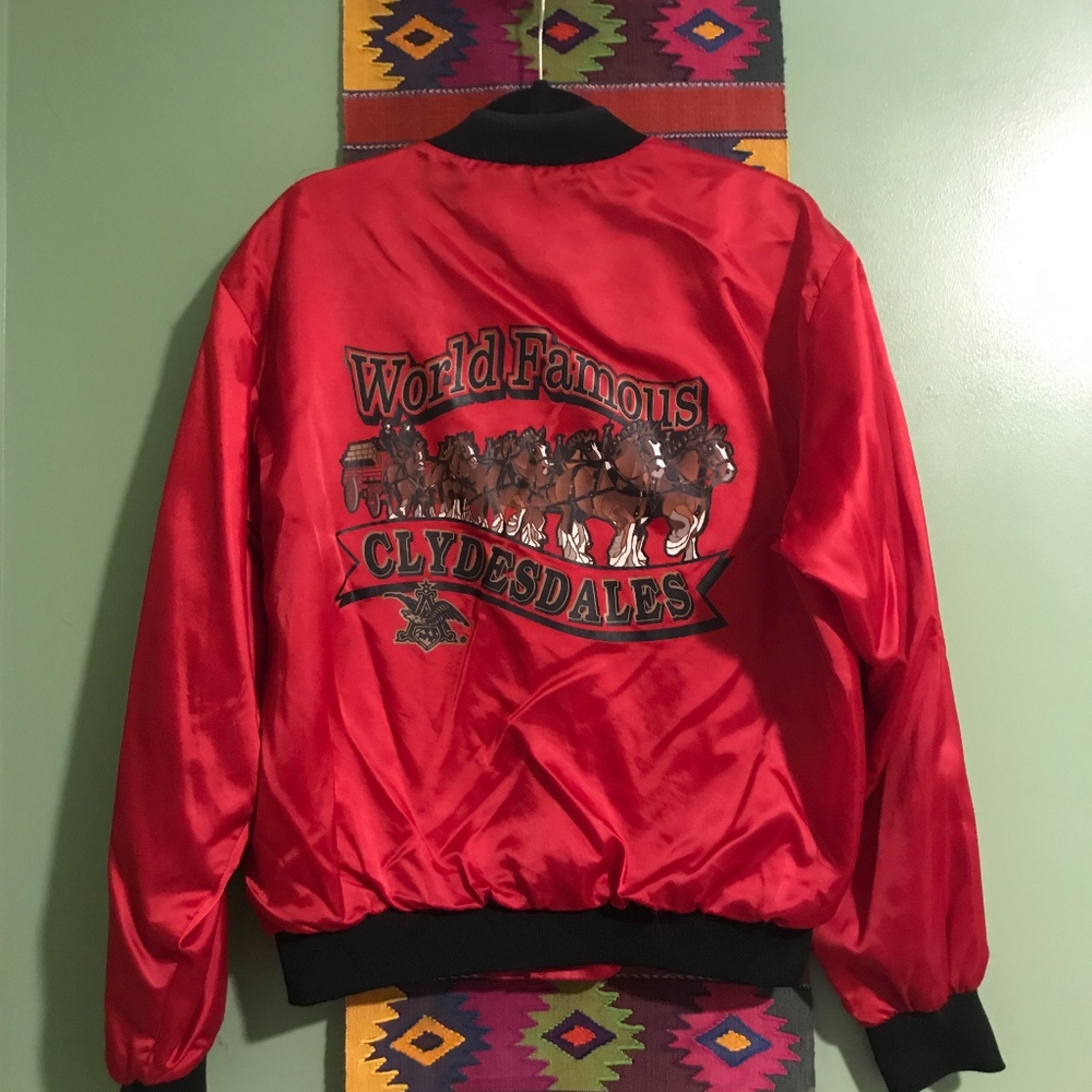 Vintage Budweiser Bomber Jacket